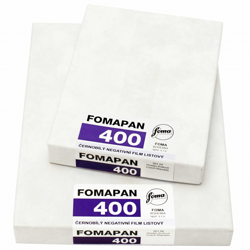 E-shop FOMAPAN 400 10,2x12,7 cm (4x5")/25 ks