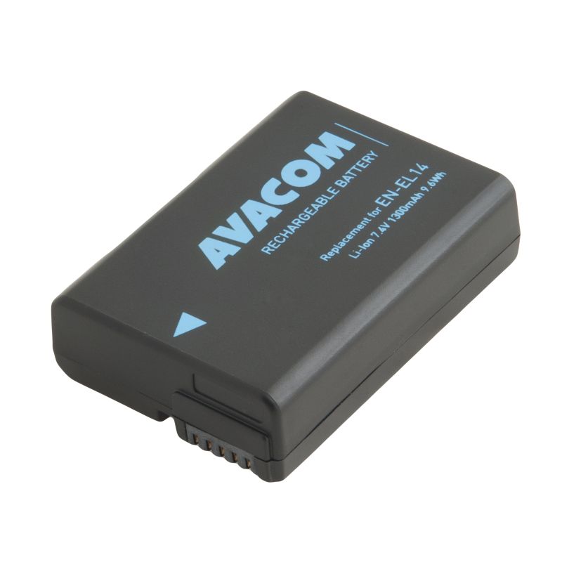 E-shop AVACOM Nikon EN-EL14 vstup USB-C Li-Ion 7.4V 950mAh 7Wh