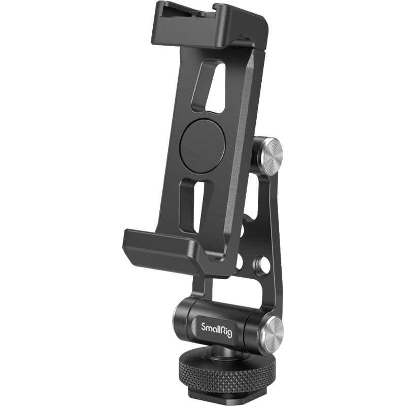 SMALLRIG 4382 Metal Phone Holder with Cold Shoe Mount