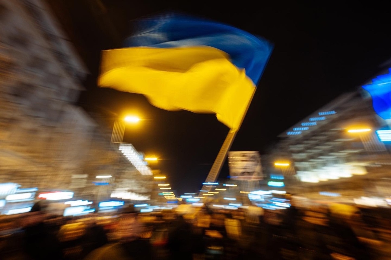 Demonstrace na podporu Ukrajiny ve válce © Lukáš Bíba